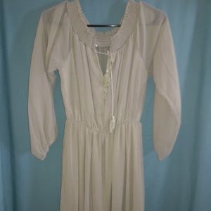 Light olive green dress